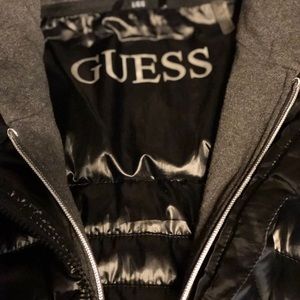 COPY - Black guess jacket size large never been w…